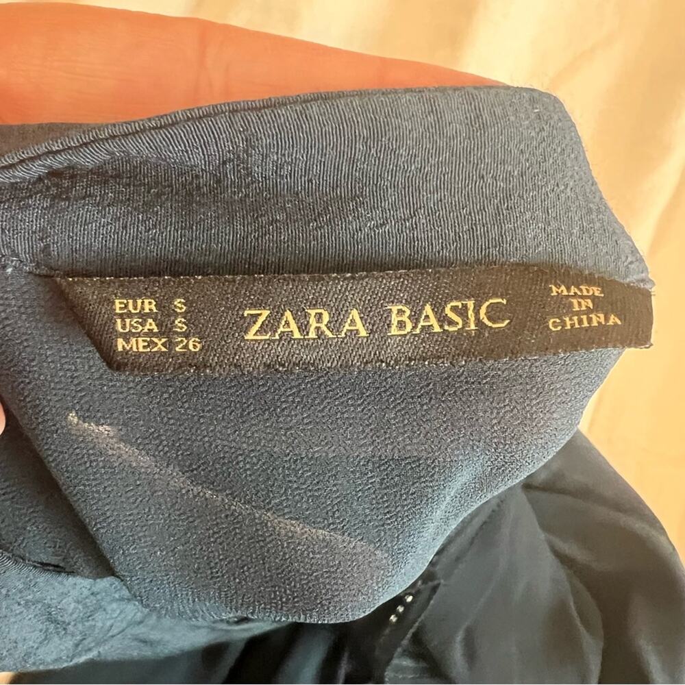 Zara Basic Bead Lined Surplice Neckline Jumpsuit … - image 3